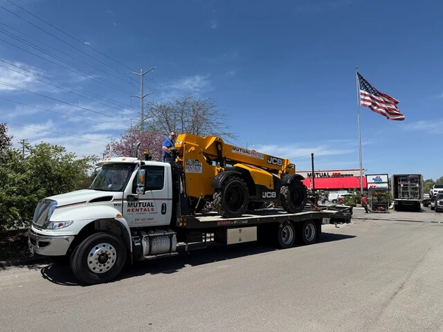 Mutual Rentals equipment delivery in Chicago
